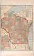 Wisconsin from Standard Atlas of Pierce County, Wisconsin 1908 by Relic Map Company