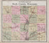 Outline Map of Rock County from Standard Atlas of Rock County, Wisconsin 1917 by Relic Map Company