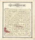 Map of Auburndale Township from Standard Atlas of Wood County, Wisconsin 1909 by Relic Map Company