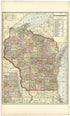 Wisconsin from Standard Atlas of Wood County, Wisconsin 1909 by Relic Map Company