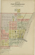 East Part: City of Port Washington from Plat Book of Washington and Ozaukee Counties, Wisconsin 1915 by Relic Map Company
