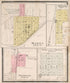 Mabel, Peterson, Ostrander, & Etna (Tefton) from Standard Atlas of Fillmore County, Minnesota 1896 by Relic Map Company