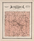 Paint Creek Township from Atlas of Allamakee County, Iowa 1917 by Relic Map Company
