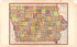 Map of Iowa from Atlas of Audubon County, Iowa 1921 by Relic Map Company