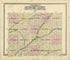 Outline Map of Crawford County, Iowa from Standard Atlas of Crawford County, Iowa 1908 by Relic Map Company