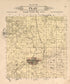 Plat of Clay from Plat Book of Hardin County, Iowa 1892 by Relic Map Company