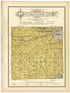 Map of Washington and Part of Des Moines from Standard Atlas and Directory of Jasper County, Iowa 1914 by Relic Map Company