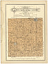 Map of West Half of Des Moines Township from Standard Atlas and Directory of Jasper County, Iowa 1914 by Relic Map Company