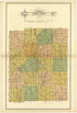 Outline Map of Jasper County, Iowa from Standard Atlas and Directory of Jasper County, Iowa 1914 by Relic Map Company