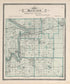 Map of Moscow from Atlas of Muscatine County, Iowa 1899 by Relic Map Company