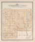 Map of Bloomington and Part of Lake from Atlas of Muscatine County, Iowa 1899 by Relic Map Company