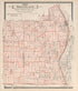 Map of Sweetland from Atlas of Muscatine County, Iowa 1899 by Relic Map Company