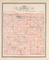 Map of Fulton from Atlas of Muscatine County, Iowa 1899 by Relic Map Company