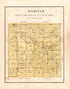 Webster from Madison County Atlas 1912 by Relic Map Company