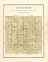 Grand River from Madison County Atlas 1912 by Relic Map Company