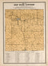 Deep River Township from Standard Atlas and Directory of Poweshiek County, Iowa 1914 by Relic Map Company