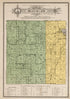 Union and West Part of Jackson from Standard Atlas and Directory of Poweshiek County, Iowa 1914 by Relic Map Company