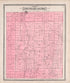 Township 45 & 46N. Range XVIIW. from Illustrated Historical Atlas of Cooper County, Missouri 1897 by Relic Map Company