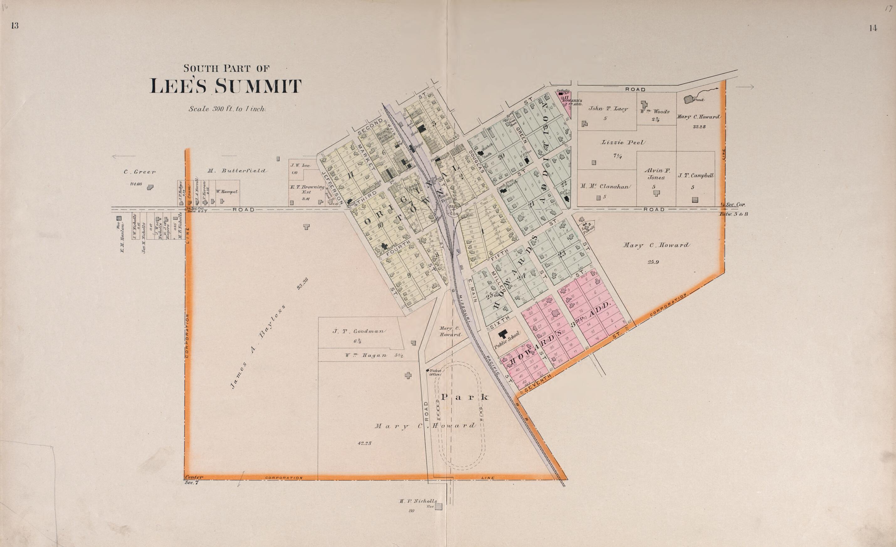 This old map of South Part of Lee&