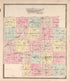 Outline Map of Macon County, Missouri from Standard Atlas of Macon County, Missouri 1897 by Relic Map Company
