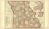 Missouri from Standard Atlas of Saint Clair County, Missouri 1903 by Relic Map Company