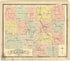 Outline Map of St. Clair County, Mo. from Standard Atlas of Saint Clair County, Missouri 1903 by Relic Map Company