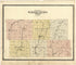 Outline Map of Worth County, Missouri from Standard Atlas of Worth County, Missouri 1902 by Relic Map Company