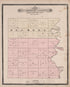 Belmont and Caledonia from Illustrated Historical Atlas of Traill and Steele Counties, North Dakota 1892 by Relic Map Company