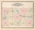 Outline Map of Jerauld County, South Dakota from Standard Atlas of Jerauld County, South Dakota 1909 by Relic Map Company
