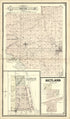 Map of Denver; Oldham; Hetland from Standard Atlas of Kingsbury County, South Dakota 1909 by Relic Map Company