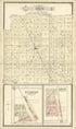 Map of Esmond; Erwin from Standard Atlas of Kingsbury County, South Dakota 1909 by Relic Map Company