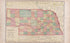Nebraska from Plat Book of Saunders County, Nebraska 1907 by Relic Map Company
