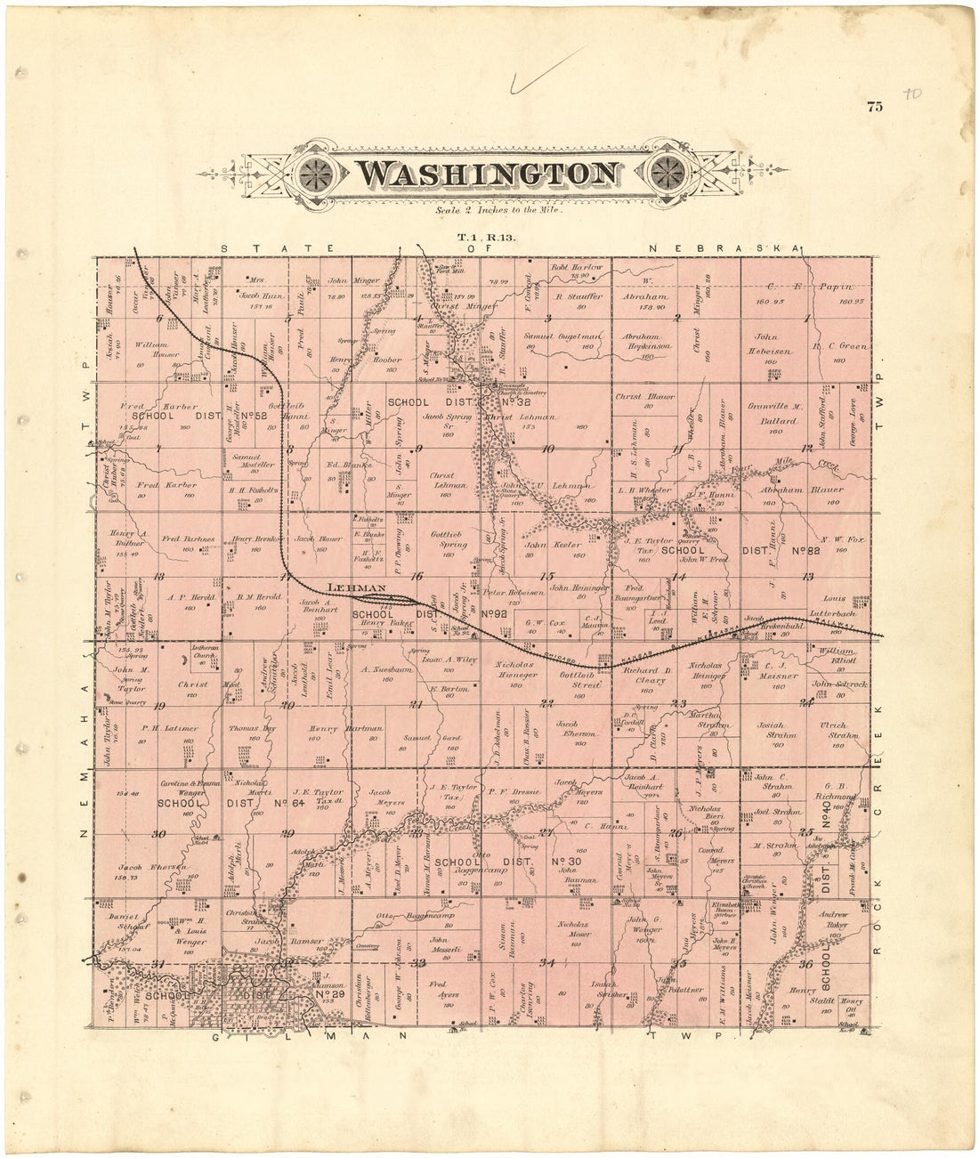 This old map of Washington from Meacham&