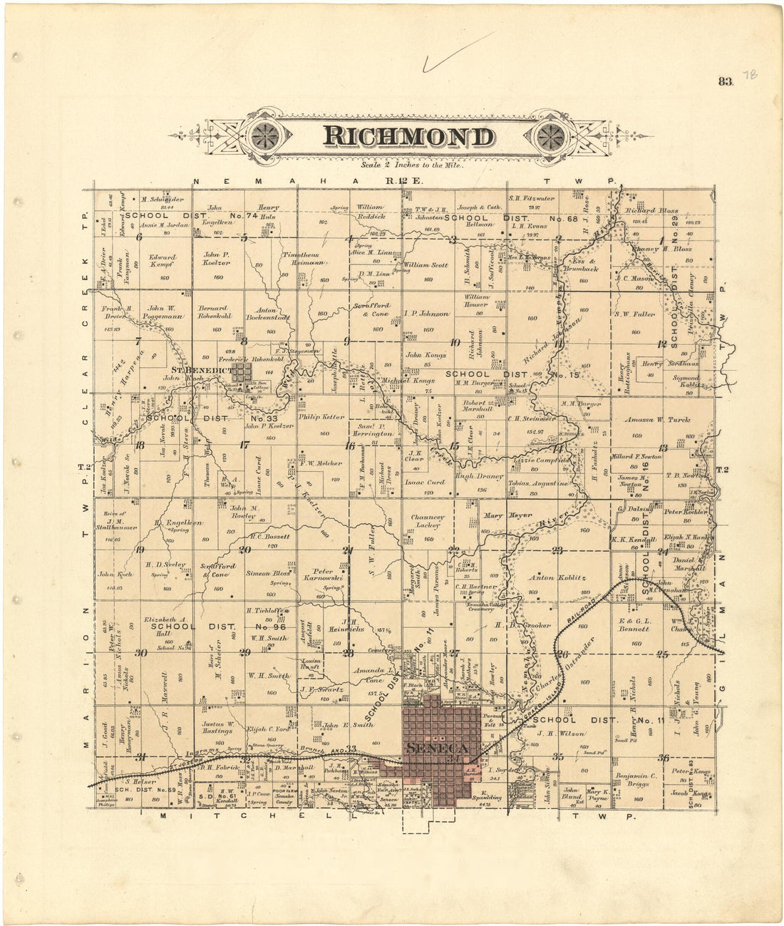 This old map of Richmond from Meacham&