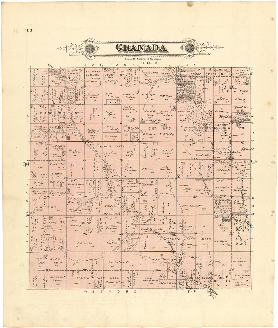 This old map of Granada from Meacham&