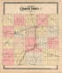 Outline Map of Harper County, Kas. from Standard Atlas of Harper County, Kansas 1902 by Relic Map Company