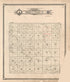 Map of Township 21 S Range 21 W from Standard Atlas of Hodgeman County, Kansas 1907 by Relic Map Company