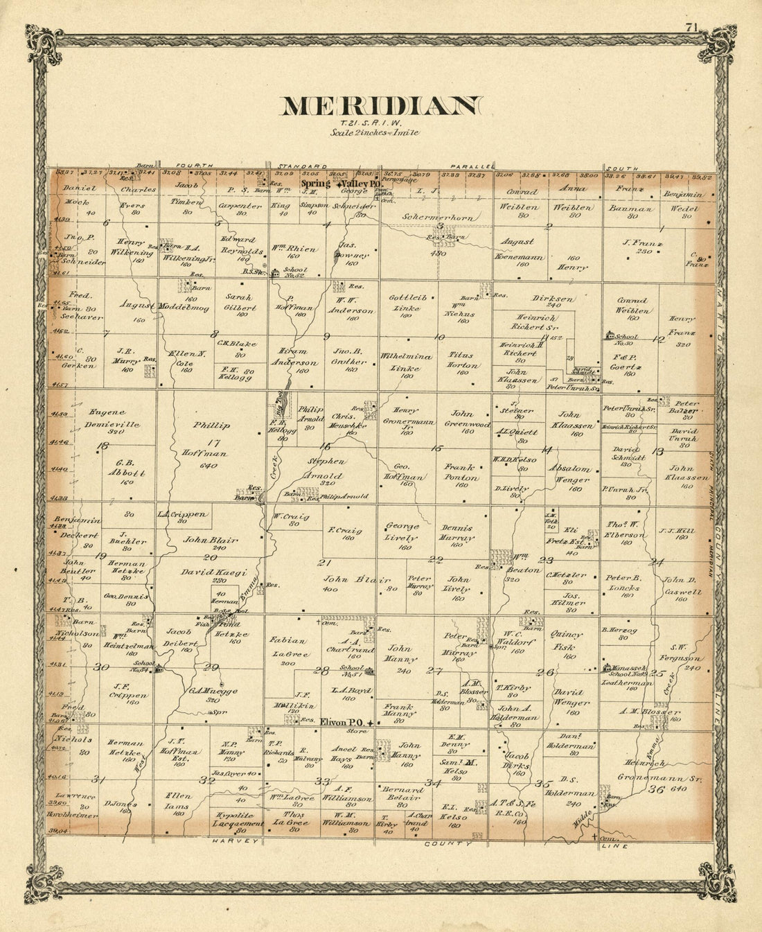 This old map of Meridian from Edwards&