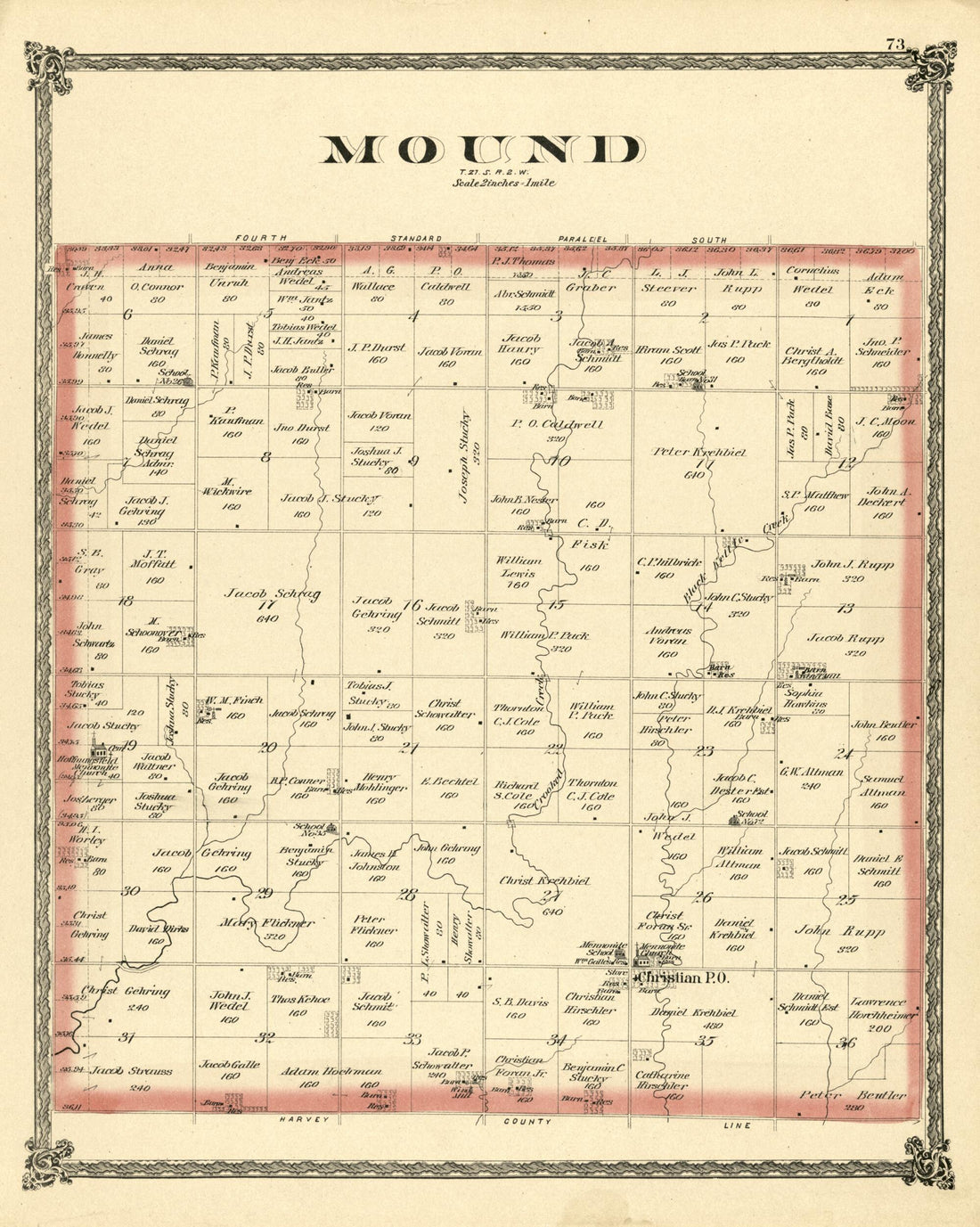 This old map of Mound from Edwards&