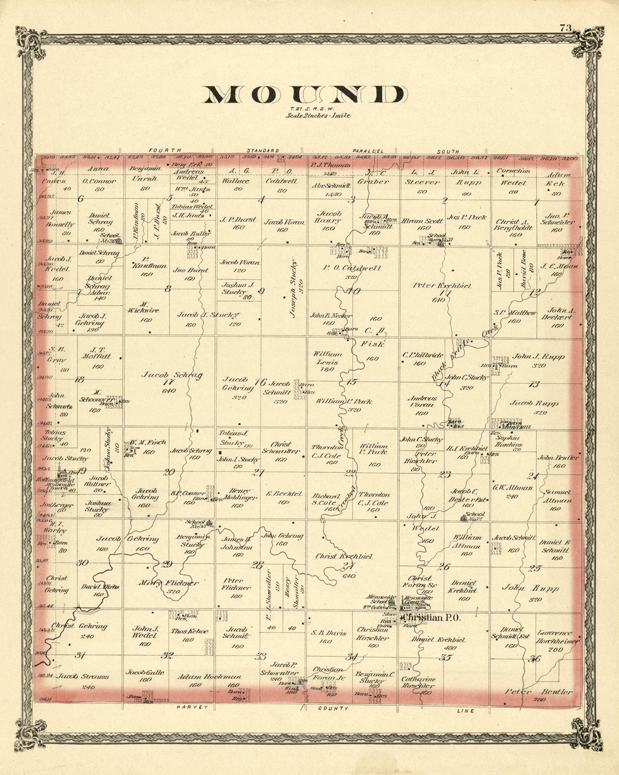 This old map of Mound from Edwards&