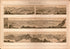 Sheet XX: Panoramic Views from Geological and Geographical Atlas of Colorado and Portions of Adjacent Territory, 1877 by Relic Map Company