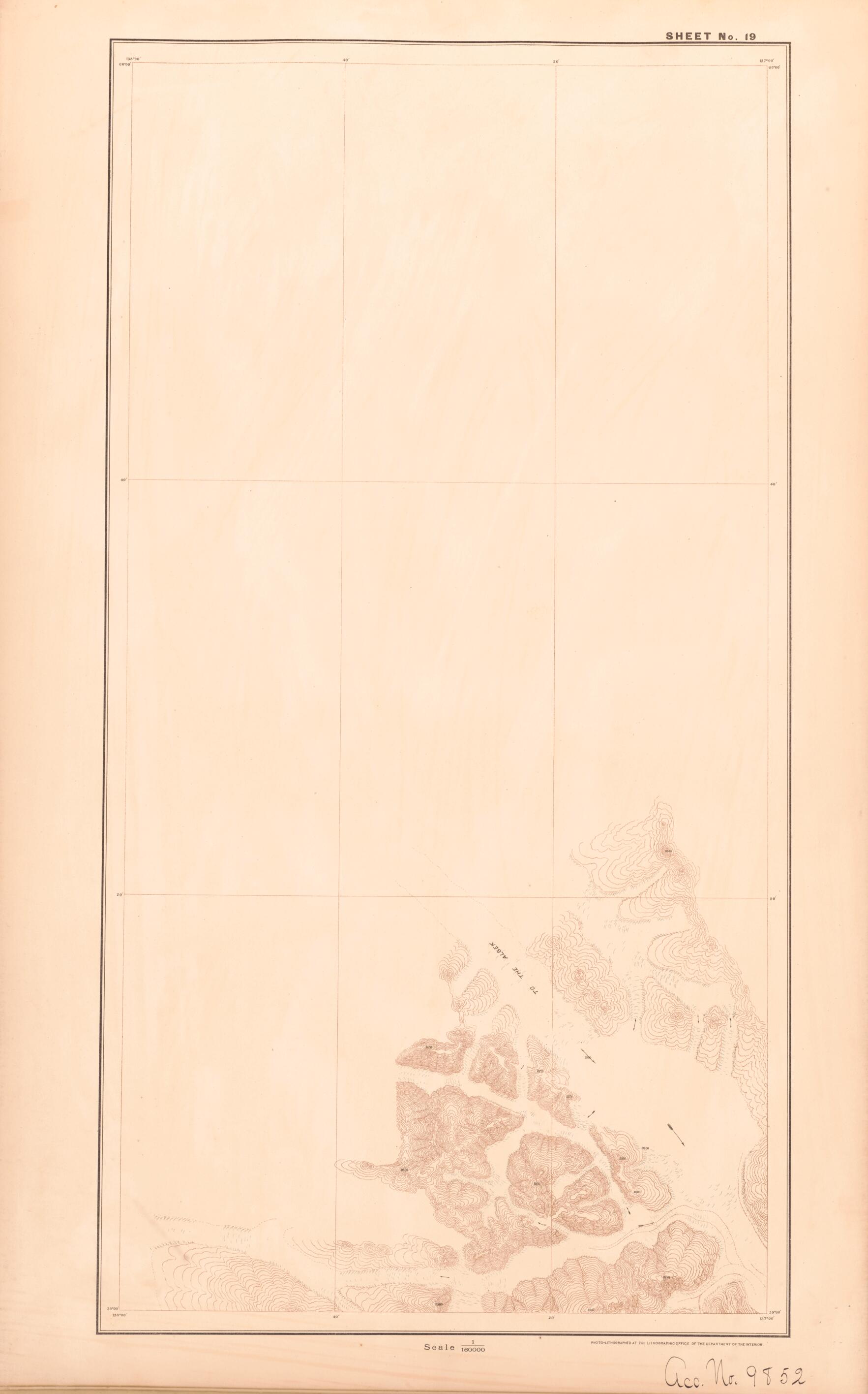 This old map of Sheet 19 from Alaskan Boundary Atlas from 1895 from 1895 was created by  International Boundary Commission in 1895