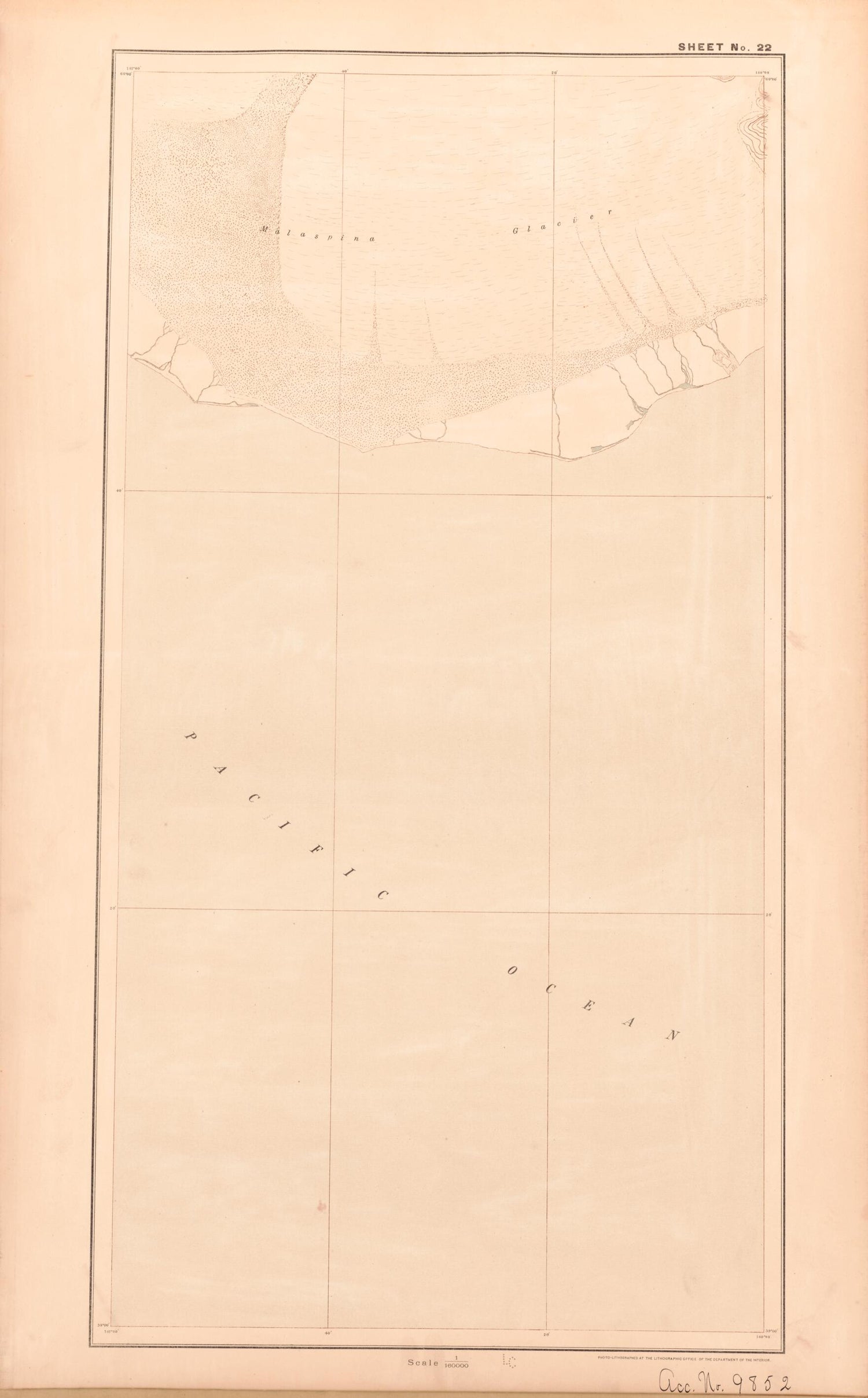 This old map of Sheet 22 from Alaskan Boundary Atlas from 1895 from 1895 was created by  International Boundary Commission in 1895