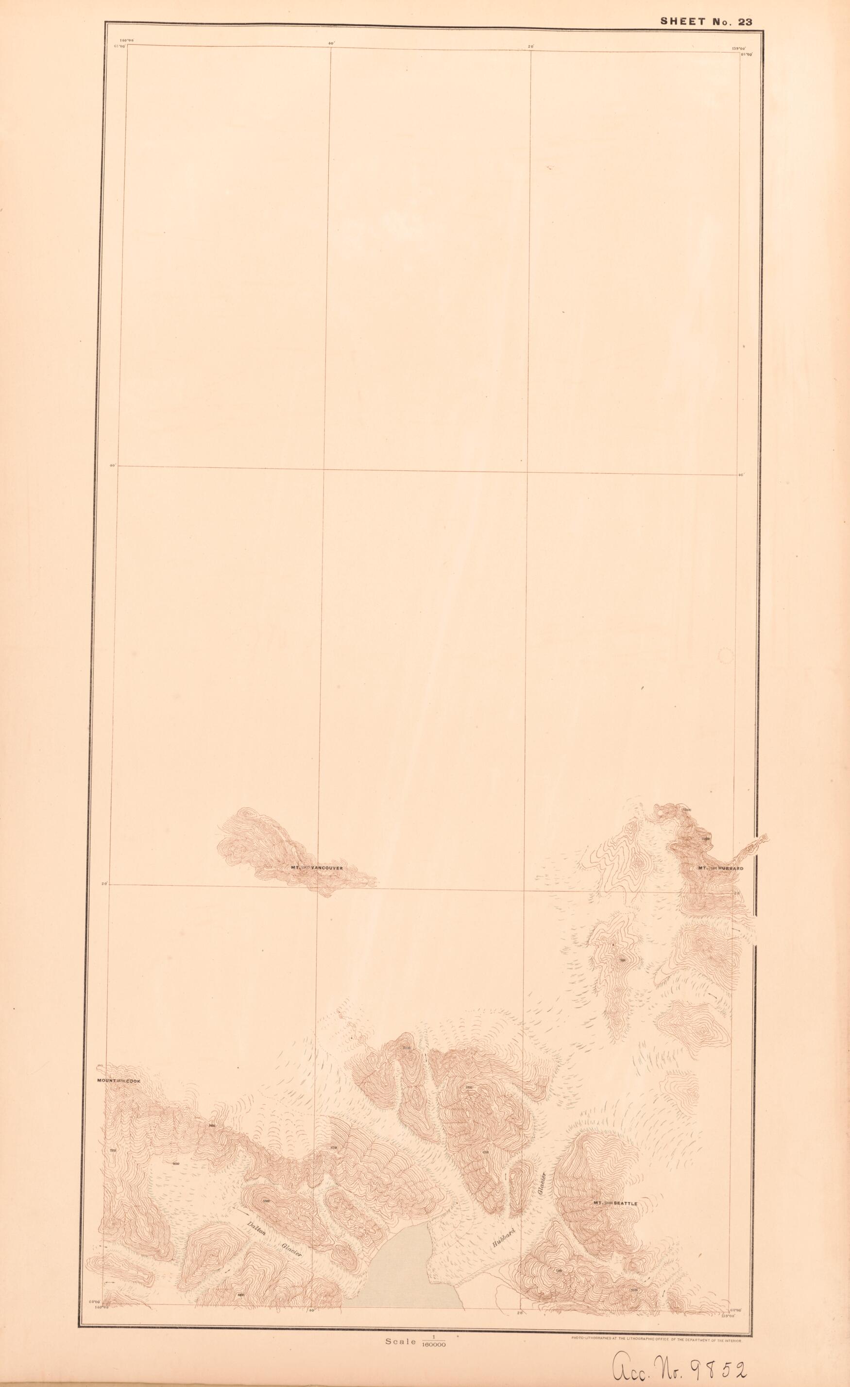 This old map of Sheet 23 from Alaskan Boundary Atlas from 1895 from 1895 was created by  International Boundary Commission in 1895