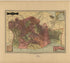 Oaxaca from Atlas Mexicano. 1884 by Relic Map Company