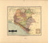 Chiapas from Atlas Mexicano. 1884 by Relic Map Company
