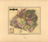 Hidalgo from Atlas Mexicano. 1884 by Relic Map Company