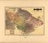 Tlaxcala from Atlas Mexicano. 1884 by Relic Map Company