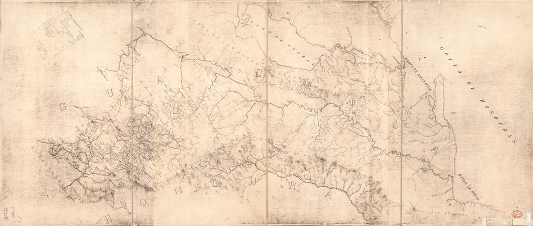 This old map of Sheet 6 - Mapa De La Frontera Hondureno-guatemalteca from Maps of Guatemala-Honduras Boundary. from 1918 was created by  in 1918