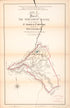 Lot 1. Plan of the Streatham Estate from Encumbered Estates In the West Indies (Montserrat) 1885 by Relic Map Company